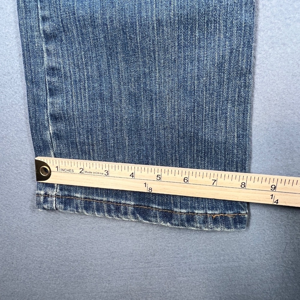 Calvin Klein Blue Low Rise Bootcut Stretch Jeans Womens 8 - Picture 9 of 9